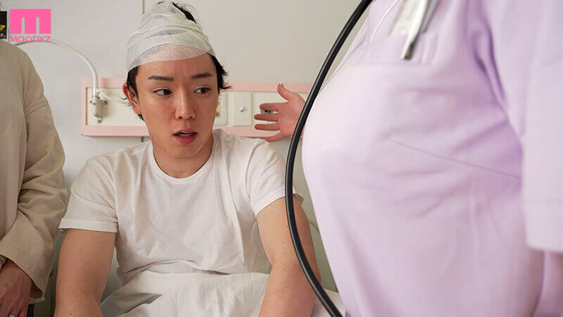 妻よりはるかにデカい爆乳Qカップで挟射堕ちさせられた 世話焼きパイズリナース密着NTR看護 Himari 9枚目